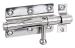 Verrou de box avec poignée ronde Inox 100x153mm 327019