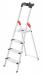 HAILO HUISHOUDLADDER ALU 4TR COMFORT