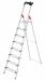 HAILO HUISHOUDLADDER ALU 8TR COMFORT