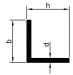 ALU PROFIEL L 20 X 10 X 2 MM MAT