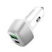ENERGIZER LADER AUTO USB-C + USB-A WIT