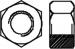 ZESKANTMOER A2-70 DIN 934 M6/BLISTER 8ST