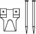X-WANDHAKEN/KADERS 21,00 MS/BLISTER 14ST