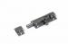 TARGETTE A VERROUS / 25X075 MM / LAITON