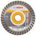 BOSCH Disque à tronçonner diamant PRO Multi Material Turbo, 125 x 22,23 x 10 mm
