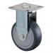 ROUE FIXE CAOUTCHOUC GRISE - 50KG 75MM