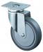 ROULETTE PIV. CAOUTCHOUC PLAQUE 100MM 80