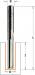 FREES HM 8MM. 6MM L=25 T=60