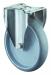 WIEL VAST INOX/GUMMI 100MM. 80KG.