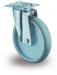 ROUE PIVOTANTE INOX/GUMMI 125MM 100KG