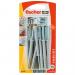 FISCHER NAGELPLUG N6 6X60MM 15ST.