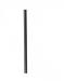 POTEAUX ROND 60MM 2.6M NOIR SANS CAPUCHON