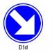SIGNALISATIEBORD SB250 ROND 700MM D1D