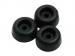 DEURSTOP RUBBER ZWART 30X26MM