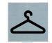 KLEEFPLAAT 80X80MM. GARDEROBE 4824