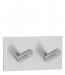 KAPSTOK 2 OPENSTAANDE HAKEN INOX