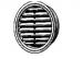 GRILLE RONDE GRISE 3KO-100