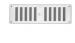 GRILLE VERROUILLABLE 25X8 708W-SB