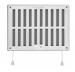 GRILLE VERROUILLABLE 25X20 1701W-SB