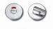 TONIC WC GARNITUUR ROND 53X6MM