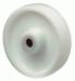 ROUE PLASTIQUE BLANC ROUL.ROULEAUX 80MM