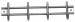 KAPSTOKHAAK 4-HAKEN INOX 300X80 2170/4